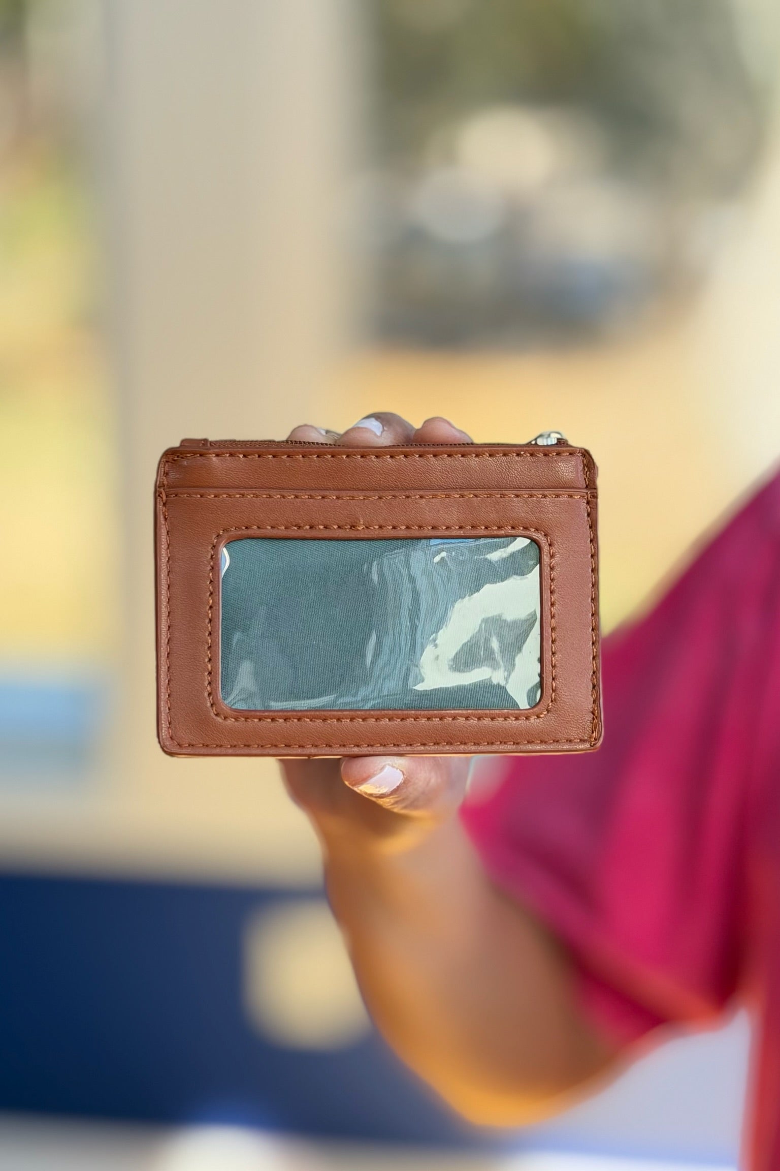 Keychain Wallet - Camel