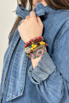 7- Strand Multi Shape Bracelet Set Canary