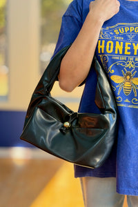 Lindsay Shoulder Hobo - Black