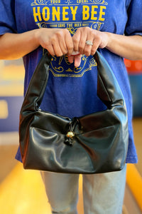 Lindsay Shoulder Hobo - Black