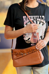 Nashville Guitar Graphic Tee - Black