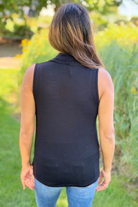 Bamboo Sleeveless Top - Black