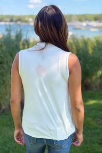 Bamboo Sleeveless Top - Ivory