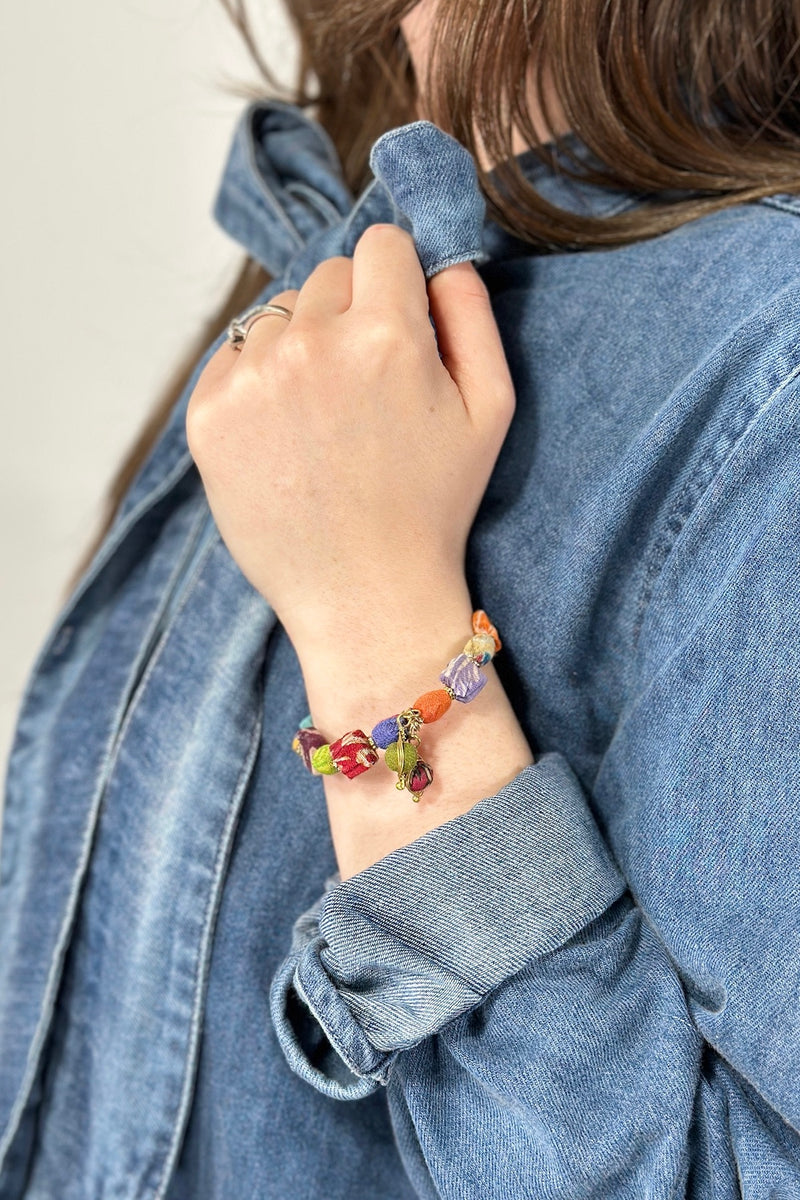 Handmade Beaded Stretch Bracelet