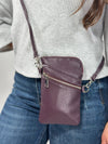 Carrie Crossbody - Plum