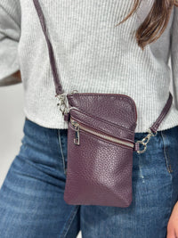 Carrie Crossbody - Plum