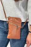 Carrie Crossbody - Camel