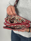Stefani Wristlet Crossbody - Red