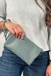 Stefani Wristlet Crossbody - Slate Blue