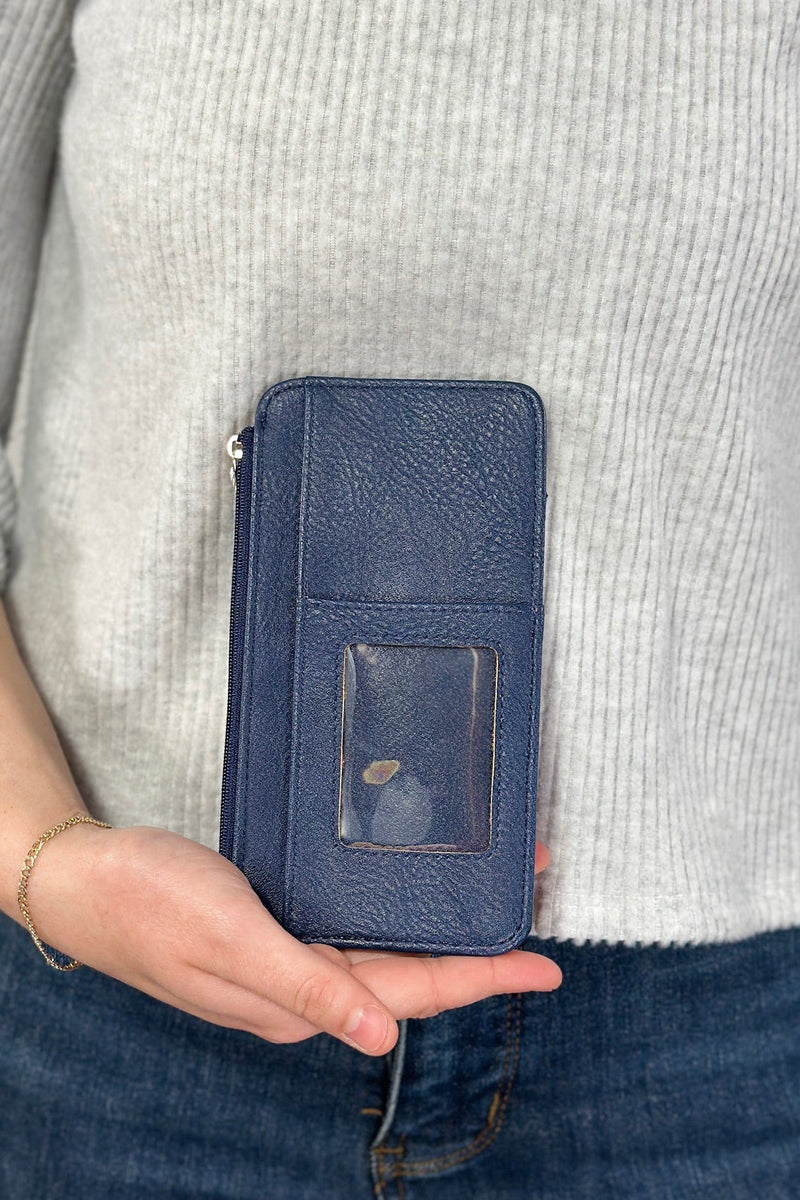 Marie Credit Card Sleeve - Navy