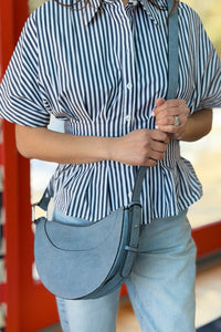 Gianna Crossbody - Denim Blue