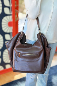 Dianna Hobo 2-in-1 Bag - Chocolate