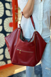 Dianna Hobo 2-in-1 Bag - Red