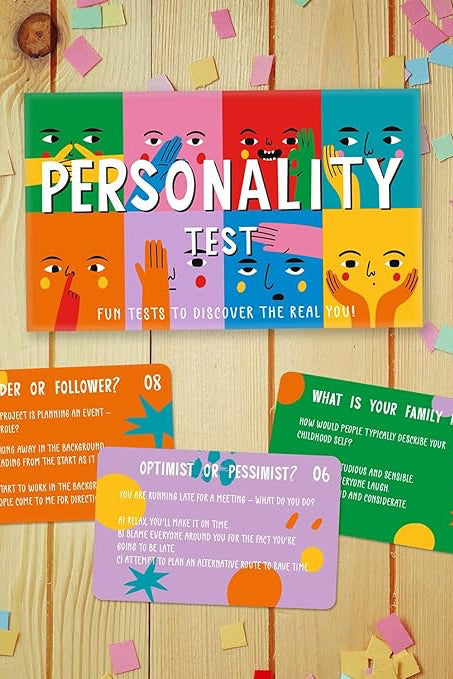  Find out who you really are with this Personality Test card pack. 