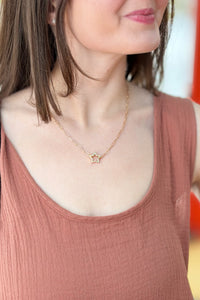 Star Paperclip Necklace