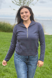 Half Zip Sweater - Midnight