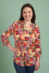 Lizzy Top - Lavender Floral