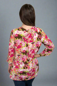 Lizzy Top - Hawaiian Floral