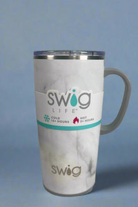 Swig - Marble Travel Mug & Cooler