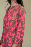 Lizzy Top - Neon Pink Paisley