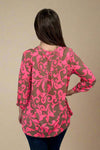Lizzy Top - Neon Pink Paisley