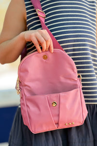 Tilly Crossbody Bag - Rose Pink