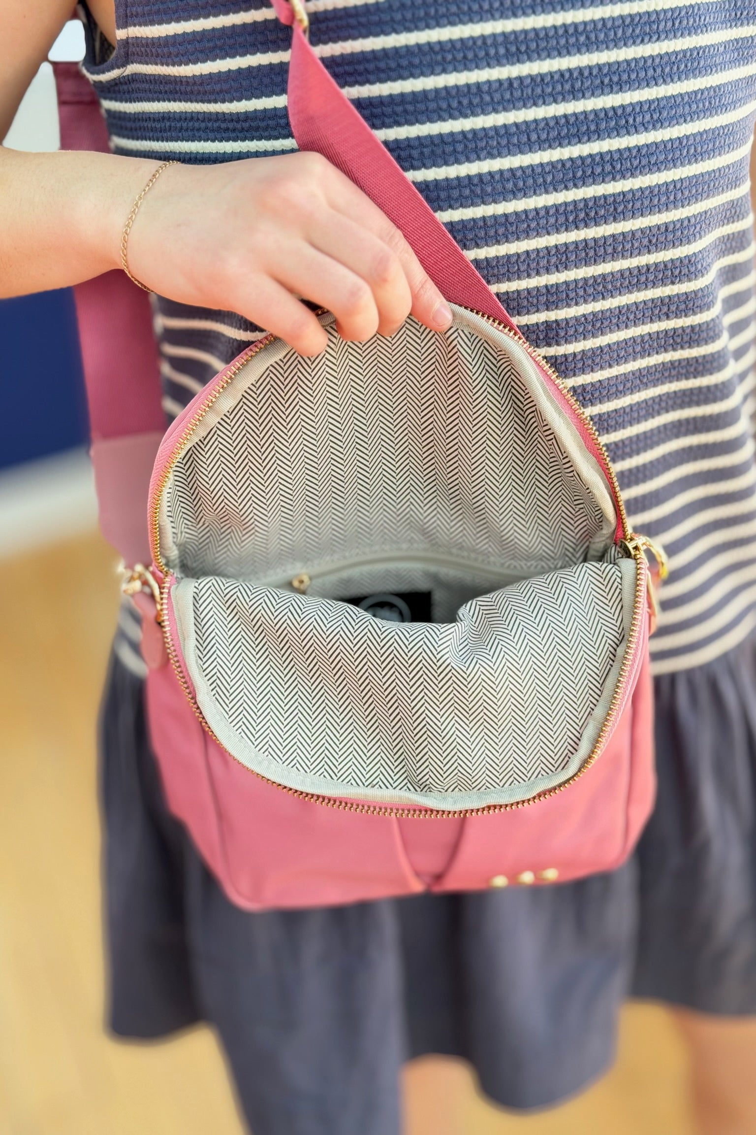 Tilly Crossbody Bag - Rose Pink