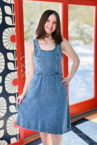 Monie Denim Dress - Grace Wash