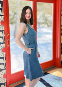 Monie Denim Dress - Grace Wash