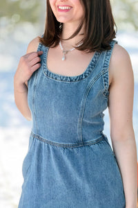 Monie Denim Dress - Grace Wash
