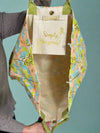 Canvas Tote Bag Yellow Floral