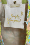 Canvas Tote Bag Yellow Floral