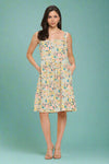 Pastel Floral Mini Dress Multi