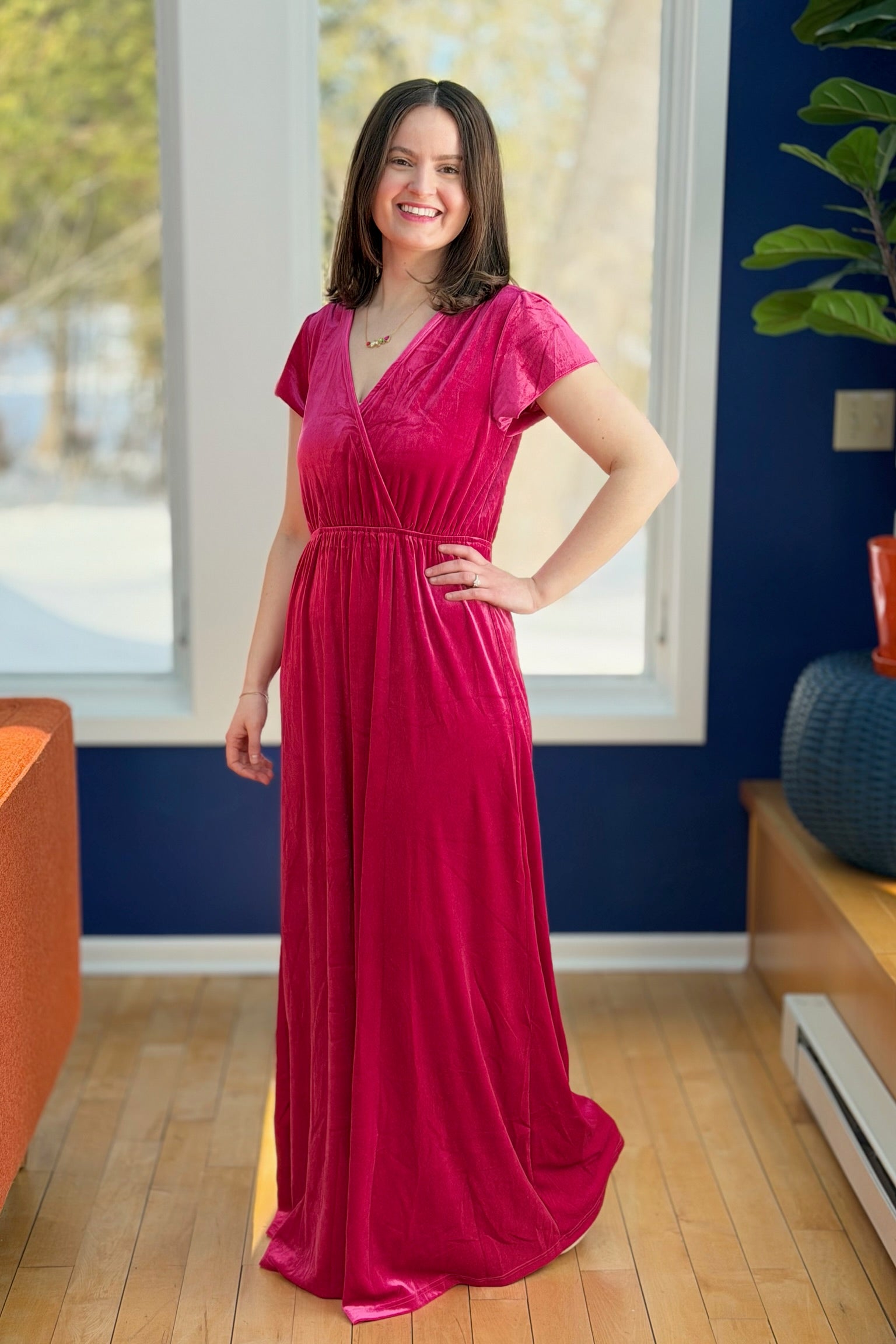 Velvet Maxi Dress