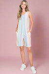 Rainbow Striped Sleeveless Romper