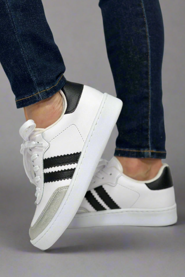 Miel Sneaker Stripe - Black