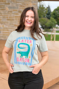 Later Gator T-Shirt - Bay Sage
