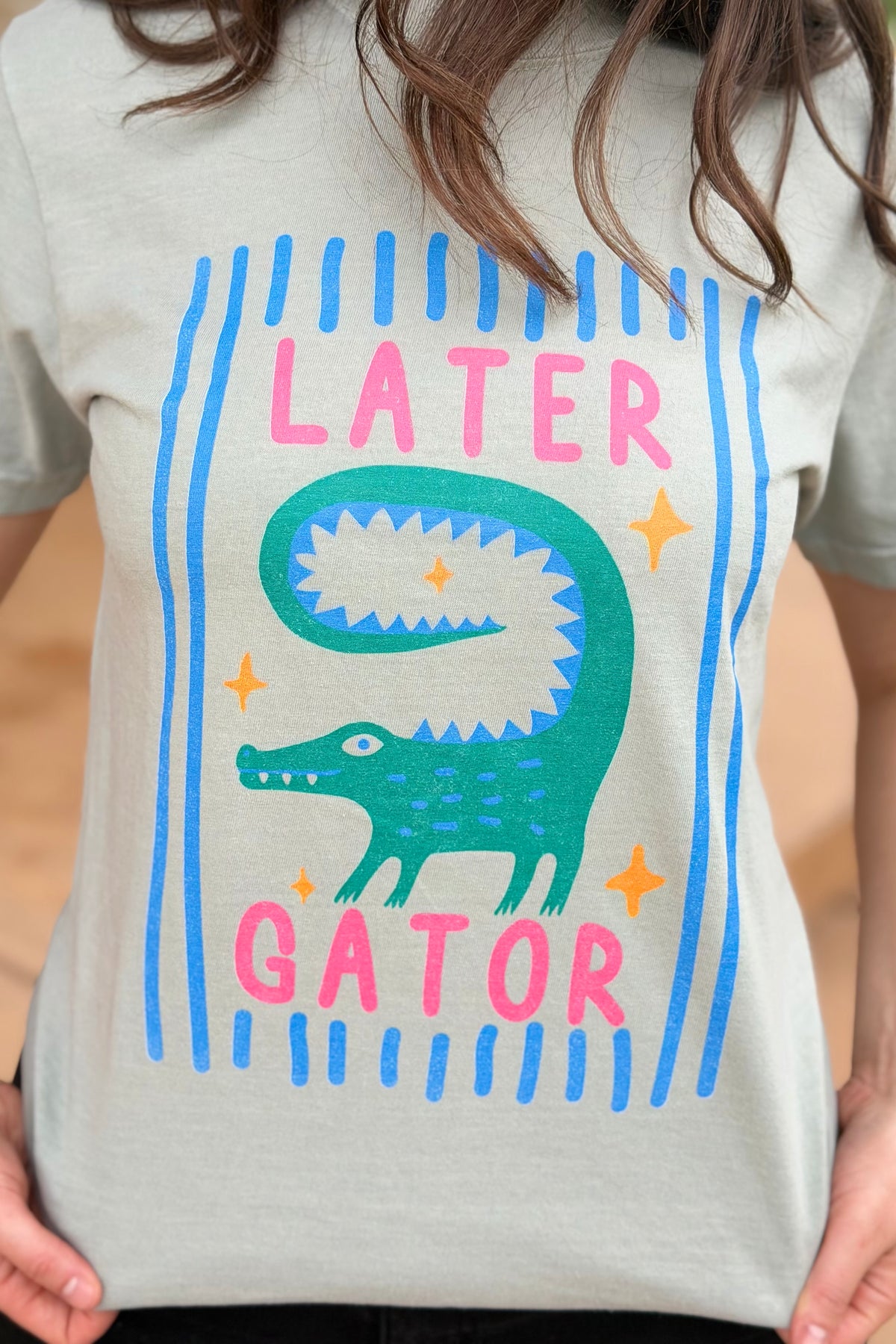 Later Gator T-Shirt - Bay Sage