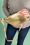 Natural Cork Small Zipper Crossbody