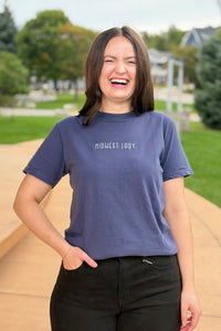 Midwest Lady Embroidered - Navy
