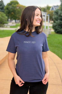 Midwest Lady Embroidered - Navy