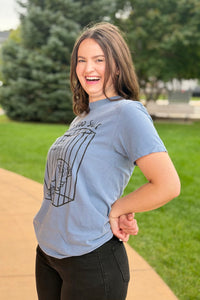 Got Too Silly Goose T-Shirt - Blue Jean