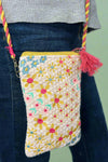 Embroidered Tiny Flowers Sling Bag
