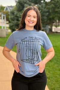 Got Too Silly Goose T-Shirt - Blue Jean