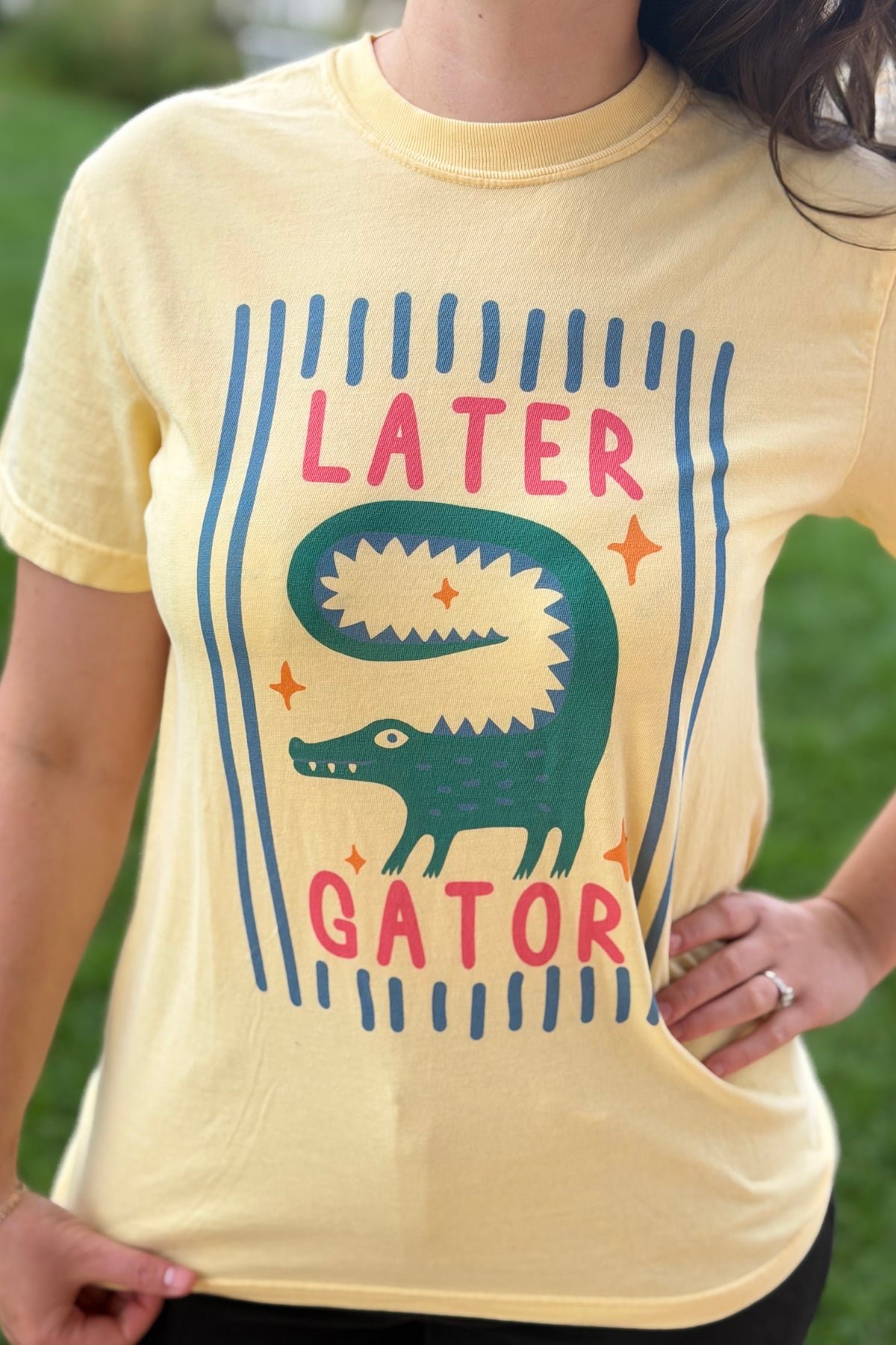 Later Gator T-Shirt - Butter