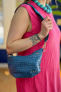 Westlyn Woven Bum Bag - Denim Blue