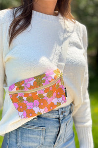 Fanny Pack / Sling Bag - Floral Red