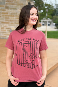 Got Too Silly Goose T-Shirt - Crimson