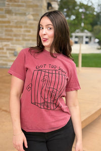 Got Too Silly Goose T-Shirt - Crimson