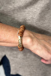Gold Wooden Bracelet